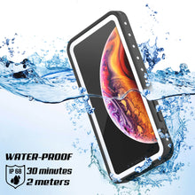 Cargar imagen en el visor de la galería, iPhone XR Waterproof IP68 Case, Punkcase [White] [StudStar Series] [Slim Fit] [Dirtproof] (Color in image: black)
