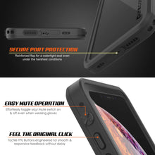 Cargar imagen en el visor de la galería, iPhone XR Waterproof IP68 Case, Punkcase [Clear] [StudStar Series] [Slim Fit] [Dirtproof] (Color in image: pink)
