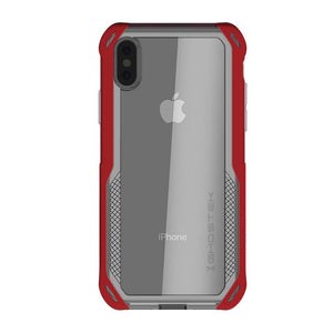 iPhone Xs Max Case, Ghostek Cloak 4 Series  for iPhone Xs Max / iPhone Pro Case | RED-CLEAR (Color in image: Pink)
