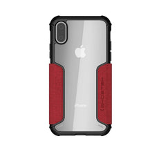 Load image into Gallery viewer, iPhone Xs Max Case, Ghostek Exec 3 Series for iPhone Xs Max / iPhone Pro Protective Wallet Case [RED] (Color in image: Gray)
