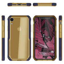 Cargar imagen en el visor de la galería, iPhone Xr Case, Ghostek Cloak 4 Series  for iPhone Xr / iPhone Pro Case | BLUE-GOLD 
