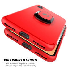 Load image into Gallery viewer, iPhone XS Max Case, Punkcase Magnetix Protective TPU Cover W/ Kickstand, Tempered Glass Screen Protector [Red] 
