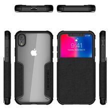 Cargar imagen en el visor de la galería, iPhone Xr Case, Ghostek Exec 3 Series for iPhone Xr / iPhone Pro Protective Wallet Case [BLACK] (Color in image: Gray)
