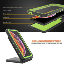 Load image into Gallery viewer, iPhone XS Max Waterproof IP68 Case, Punkcase [Light green] [StudStar Series] [Slim Fit] [Dirtproof] (Color in image: pink)
