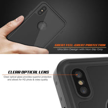 Load image into Gallery viewer, iPhone XS Max Waterproof IP68 Case, Punkcase [Black] [StudStar Series] [Slim Fit] [Dirtproof] (Color in image: teal)
