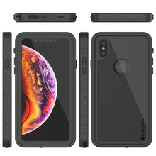 Load image into Gallery viewer, iPhone XS Max Waterproof IP68 Case, Punkcase [Black] [StudStar Series] [Slim Fit] [Dirtproof] (Color in image: purple)

