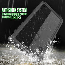 Cargar imagen en el visor de la galería, iPhone XS Max Waterproof IP68 Case, Punkcase [Clear] [StudStar Series] [Slim Fit] [Dirtproof] (Color in image: black)
