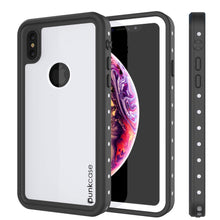 Load image into Gallery viewer, iPhone XS Max Waterproof IP68 Case, Punkcase [White] [StudStar Series] [Slim Fit] [Dirtproof] (Color in image: white)
