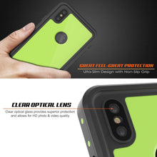 Load image into Gallery viewer, iPhone XS Max Waterproof IP68 Case, Punkcase [Light green] [StudStar Series] [Slim Fit] [Dirtproof] (Color in image: Clear.)
