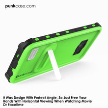 Load image into Gallery viewer, Galaxy S8 Plus Waterproof Case, Punkcase KickStud Green Series [Slim Fit] [IP68 Certified] [Shockproof] [Snowproof] Armor Cover. (Color in image: White)
