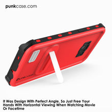 Cargar imagen en el visor de la galería, Galaxy S8 Plus Waterproof Case, Punkcase KickStud Red Series [Slim Fit] [IP68 Certified] [Shockproof] [Snowproof] Armor Cover. (Color in image: Green)
