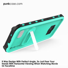 Load image into Gallery viewer, Galaxy S8 Plus Waterproof Case, Punkcase KickStud Teal Series [Slim Fit] [IP68 Certified] [Shockproof] [Snowproof] Armor Cover. (Color in image: Pink)
