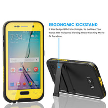 Cargar imagen en el visor de la galería, Galaxy S6 Waterproof Case Punkcase SpikeStar Yellow Water/Shock/Dirt/Snow Proof | Lifetime Warranty (Color in image: pink)
