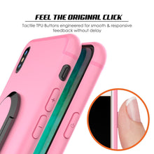 Cargar imagen en el visor de la galería, iPhone X Case, Punkcase Magnetix Protective TPU Cover W/ Kickstand, Tempered Glass Screen Protector [Pink] 
