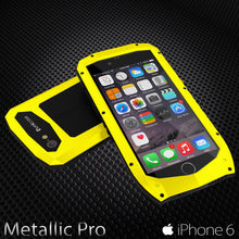 Cargar imagen en el visor de la galería, iPhone 6s/6 Case, Punkcase Metallic PRO Neon Series Cover W/ Attached Screen Protector | Touch-ID (Color in image: Red)
