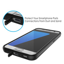 Load image into Gallery viewer, Galaxy s7 Case PunkCase Galactic Black Series Slim Armor Soft Cover Case w/ Tempered Glass (Color in image: pink)
