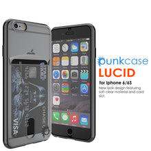 Load image into Gallery viewer, iPhone 6s/6 Case, PUNKCASE® LUCID Black Series | Card Slot | SHIELD Screen Protector | Ultra fit (Color in image: Rose Gold)
