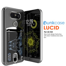 Cargar imagen en el visor de la galería, LG G5 Case, PUNKCASE® Silver LUCID  Series | Card Slot | PUNK SHIELD Screen Protector | Ultra Fit (Color in image: Balck)
