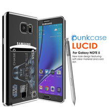Load image into Gallery viewer, Galaxy Note 5 Case, PUNKCASE® LUCID Silver Series | Card Slot | SHIELD Screen Protector | Ultra fit (Color in image: Gold)
