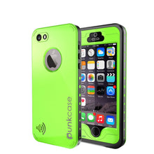 Cargar imagen en el visor de la galería, iPhone 5S/5 Waterproof Case, PunkCase StudStar Light Green Case Water/ShockProof | Lifetime Warranty (Color in image: light green)
