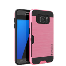 Load image into Gallery viewer, Galaxy s7 EDGE Case PunkCase SLOT Pink Series Slim Armor Soft Cover Case (Color in image: Pink)
