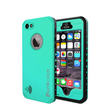Cargar imagen en el visor de la galería, iPhone 5S/5 Waterproof Case, PunkCase StudStar Teal Case Water/Shock/Dirt Proof | Lifetime Warranty (Color in image: teal)
