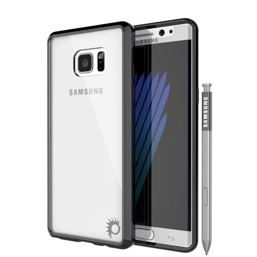 Note 7 Case Punkcase® LUCID 2.0 Black Series w/ PUNK SHIELD Screen Protector | Ultra Fit (Color in image: black)