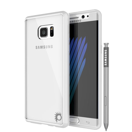 Note 7 Case Punkcase® LUCID 2.0 White Series w/ PUNK SHIELD Screen Protector | Ultra Fit (Color in image: white)
