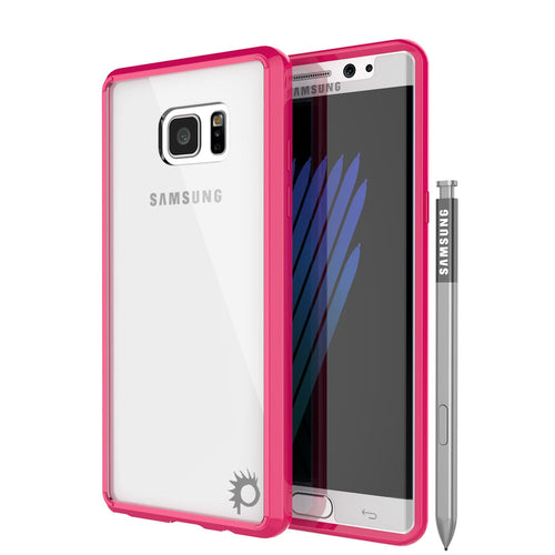 Note 7 Case Punkcase® LUCID 2.0 Pink Series w/ PUNK SHIELD Screen Protector | Ultra Fit (Color in image: pink)