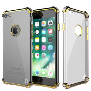 iPhone SE (4.7") Case, Punkcase [BLAZE SERIES] Protective Cover W/ PunkShield Screen Protector [Shockproof] [Slim Fit] for Apple iPhone [Gold] (Color in image: Gold)