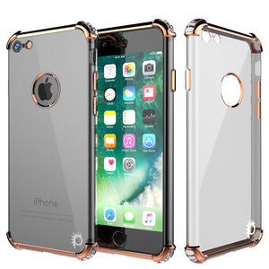 iPhone SE (4.7") Case, Punkcase [BLAZE SERIES] Protective Cover W/ PunkShield Screen Protector [Shockproof] [Slim Fit] for Apple iPhone [Gold] 