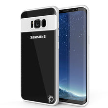Cargar imagen en el visor de la galería, Galaxy S8 Case, Punkcase [MASK Series] [WHITE] Full Body Hybrid Dual Layer TPU Cover W/ Protective PUNKSHIELD Screen Protector (Color in image: white)
