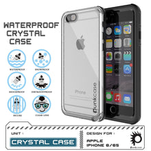 Cargar imagen en el visor de la galería, iPhone 6/6S Waterproof Case, PUNKcase CRYSTAL Black W/ Attached Screen Protector  | Warranty (Color in image: pink)
