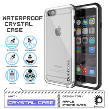 Cargar imagen en el visor de la galería, iPhone 6/6S Waterproof Case, PUNKcase CRYSTAL White W/ Attached Screen Protector  | Warranty (Color in image: pink)
