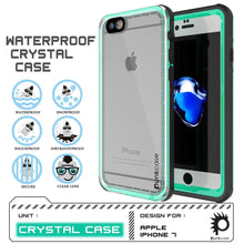 Load image into Gallery viewer, Apple iPhone SE (4.7&quot;) Waterproof Case, PUNKcase CRYSTAL Teal W/ Attached Screen Protector  | Warranty (Color in image: Black)
