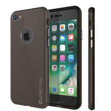 Cargar imagen en el visor de la galería, iPhone SE (4.7&quot;) Case, Punkcase Galactic 2.0 Series Ultra Slim Protective Armor TPU Cover [Black/Grey] (Color in image: black/grey)
