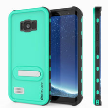 Load image into Gallery viewer, Galaxy S8 Plus Waterproof Case, Punkcase KickStud Teal Series [Slim Fit] [IP68 Certified] [Shockproof] [Snowproof] Armor Cover. (Color in image: Teal)
