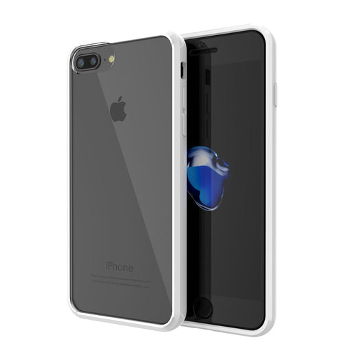 iPhone 7 Case Punkcase® LUCID 2.0 White Series w/ PUNK SHIELD Screen Protector | Ultra Fit (Color in image: white)