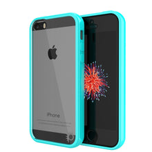 Cargar imagen en el visor de la galería, iPhone SE/5S/5 Case Punkcase® LUCID 2.0 Teal Series w/ PUNK SHIELD Screen Protector | Ultra Fit (Color in image: teal)
