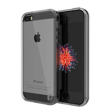 Cargar imagen en el visor de la galería, iPhone SE/5S/5 Case Punkcase® LUCID 2.0 Crystal Black Series w/ PUNK SHIELD Screen Protector | Ultra Fit (Color in image: crystal black)

