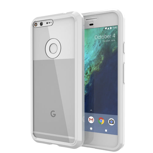 Google Pixel XL Case Punkcase® LUCID 2.0 White Series w/ PUNK SHIELD Glass Screen Protector | Ultra Fit (Color in image: white)