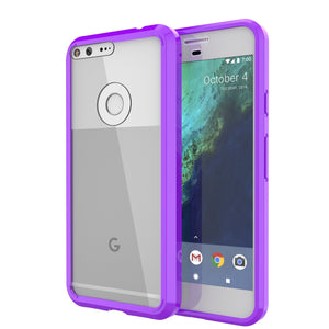 Google Pixel XL Case Punkcase® LUCID 2.0 Purple Series w/ PUNK SHIELD Glass Screen Protector | Ultra Fit (Color in image: purple)