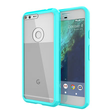 Load image into Gallery viewer, Google Pixel Case Punkcase® LUCID 2.0 Teal Series w/ PUNK SHIELD Glass Screen Protector | Ultra Fit (Color in image: teal)
