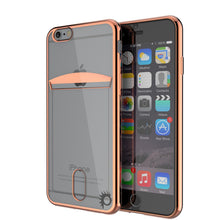Load image into Gallery viewer, iPhone 6s/6 Case, PUNKCASE® LUCID Rose Gold Series | Card Slot | SHIELD Screen Protector | Ultra fit (Color in image: Rose Gold)
