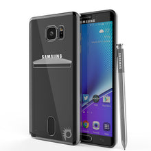 Load image into Gallery viewer, Galaxy Note 5 Case, PUNKCASE® LUCID Black Series | Card Slot | SHIELD Screen Protector | Ultra fit (Color in image: Rose Gold)
