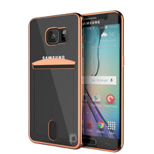 Load image into Gallery viewer, Galaxy S6 EDGE+ Plus Case, PUNKCASE® LUCID Rose Gold Series | Card Slot | SHIELD Screen Protector (Color in image: Rose Gold)
