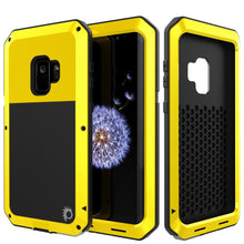 Cargar imagen en el visor de la galería, Galaxy S9 Metal Case, Heavy Duty Military Grade Rugged Armor Cover [shock proof] Hybrid Full Body Hard Aluminum &amp; TPU Design [non slip] W/ Prime Drop Protection for Samsung Galaxy S9 [Neon] (Color in image: Neon)

