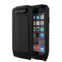 Cargar imagen en el visor de la galería, iPhone 6s/6 Case, Punkcase Metallic PRO Black Series Cover W/ Attached Screen Protector | Touch-ID (Color in image: Black)
