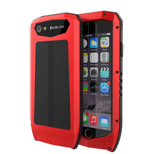 Cargar imagen en el visor de la galería, iPhone 6s/6 Case, Punkcase Metallic PRO Red Series Cover W/ Attached Screen Protector | Touch-ID (Color in image: Red)

