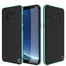 Load image into Gallery viewer, Galaxy S8 PLUS Case, PunkCase [Stealth Series] Hybrid 3-Piece Shockproof Dual Layer Cover [Non-Slip] [Soft TPU + PC Bumper] with PUNKSHIELD Screen Protector for Samsung S8+ [Teal] (Color in image: Teal)
